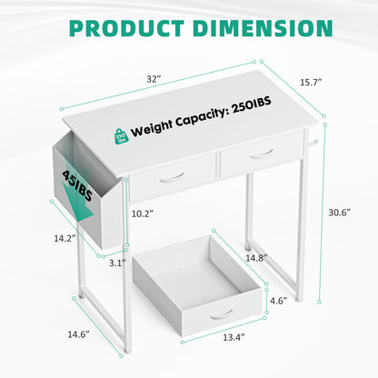 Computer Desk with Storage