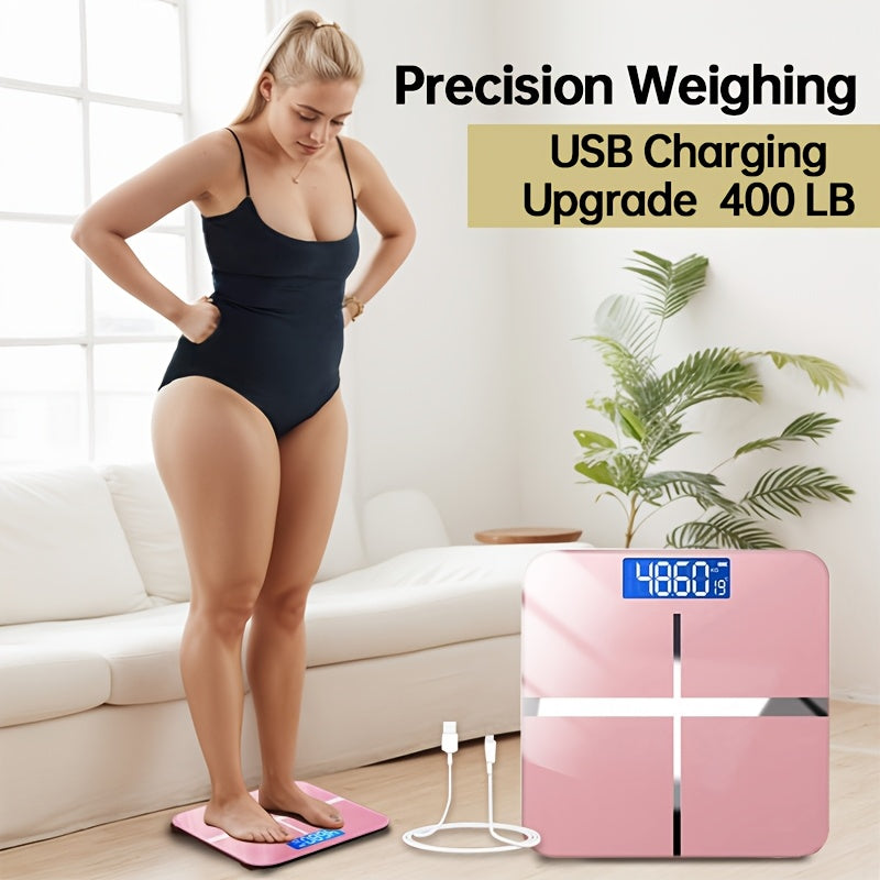 400 LB Capacity High Precision Digital Bathroom Scale