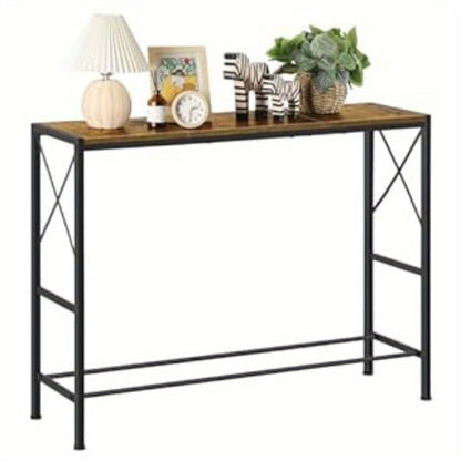 Space-Saving Entryway Table Design