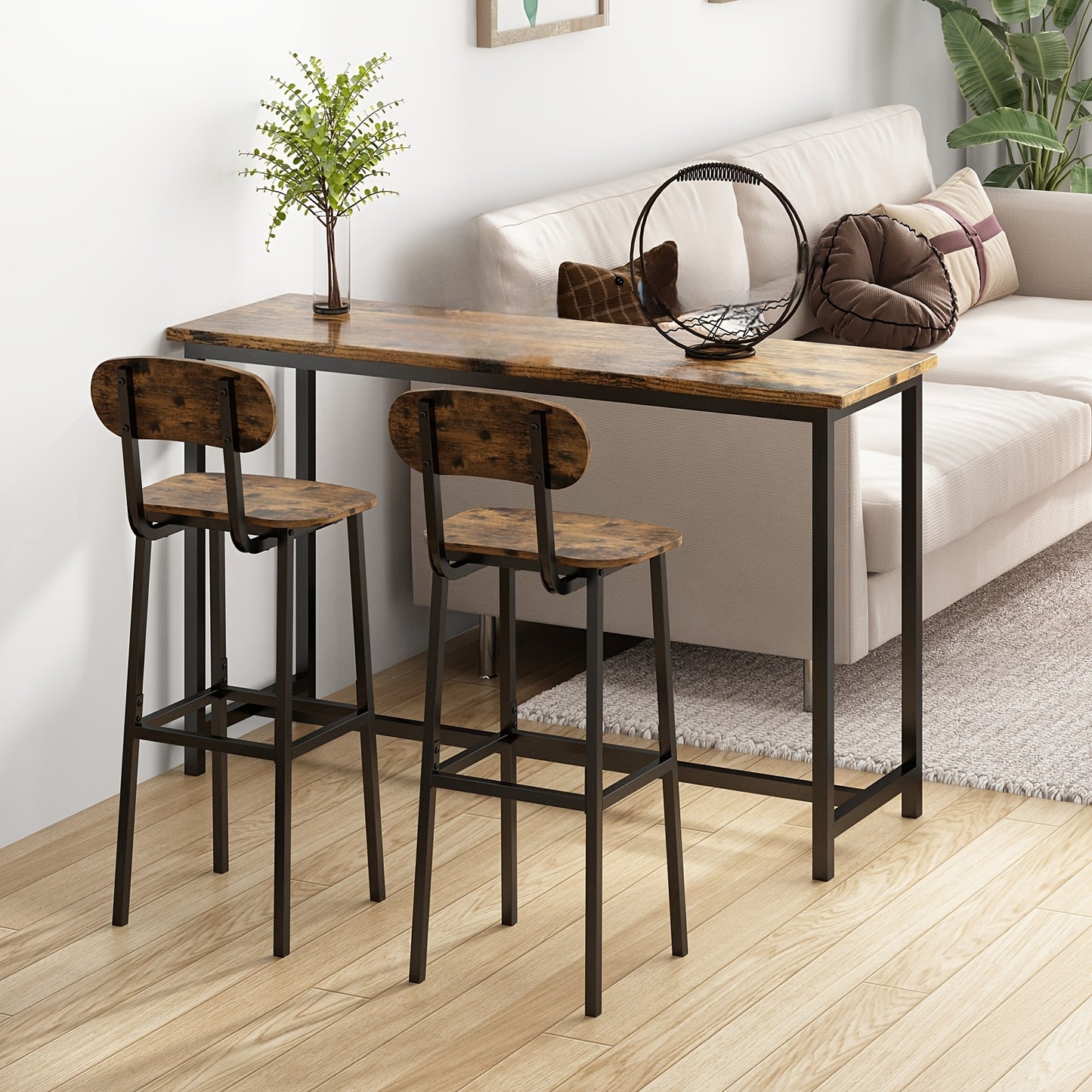 2pcs Bar Stools Set