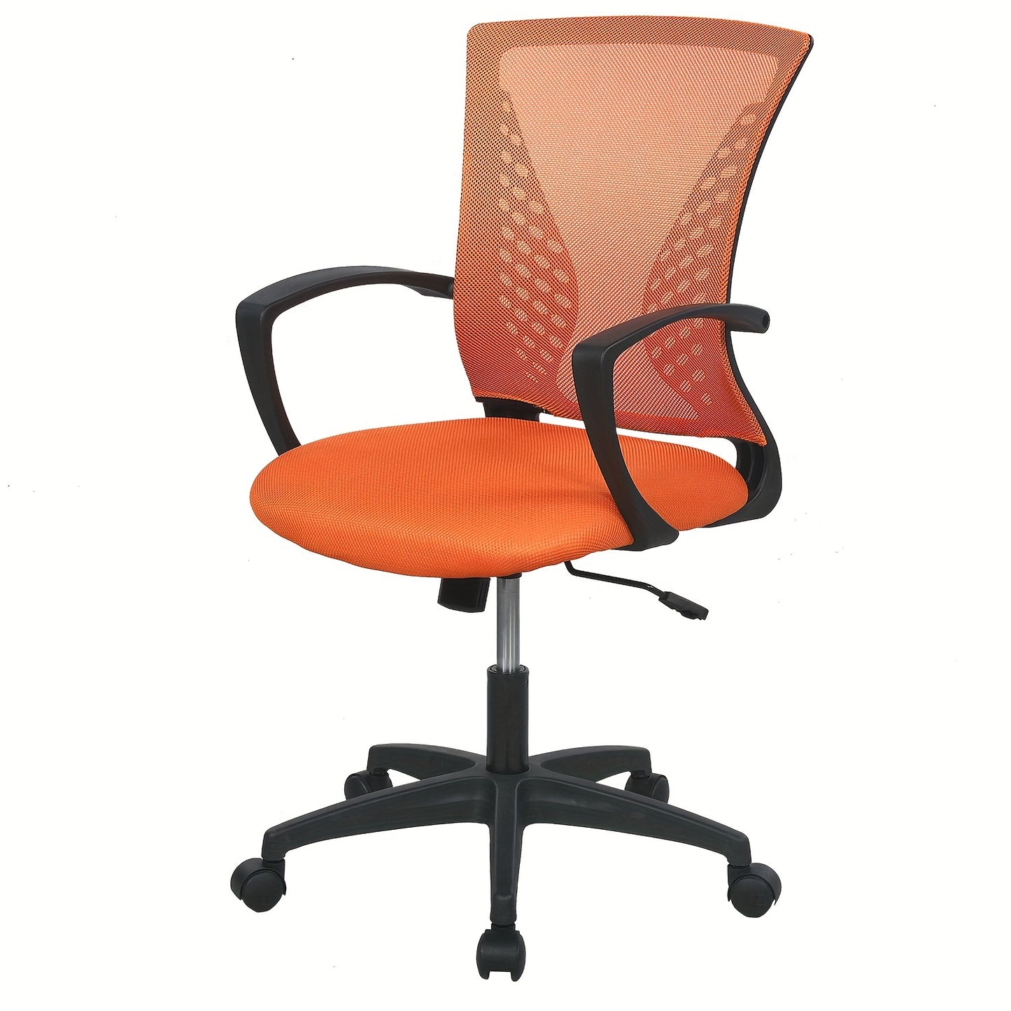 Ergonomic Mesh Chair With Adjustable Armrest & Swivel Rolling Function