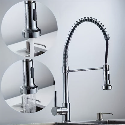 3-in-1 Kitchen Pull-Out Faucet