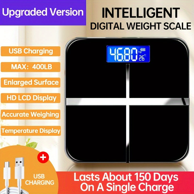 400 LB Capacity High Precision Digital Bathroom Scale