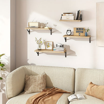 4pcs Floating Shelves