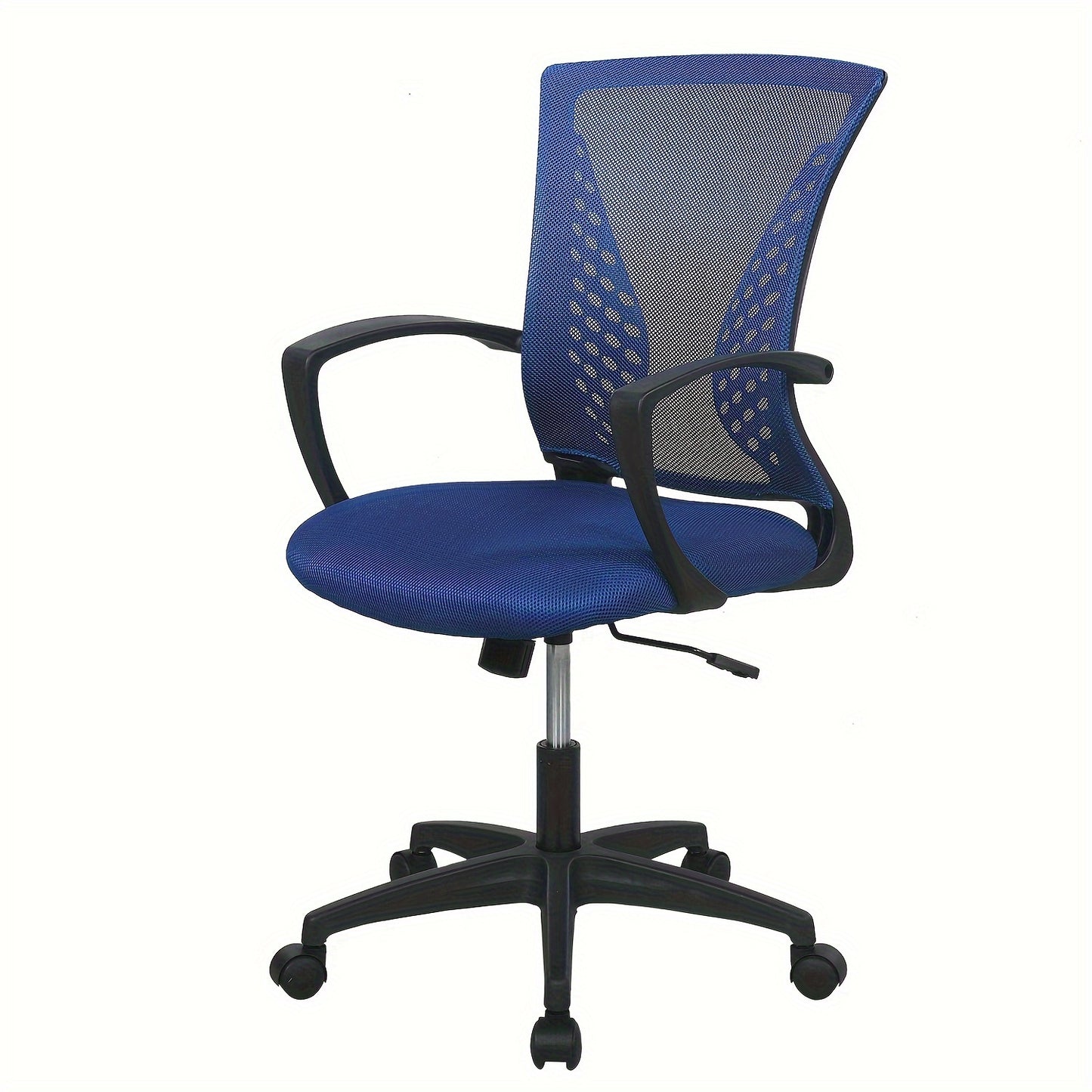 Ergonomic Mesh Chair With Adjustable Armrest & Swivel Rolling Function