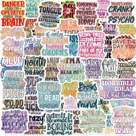 50-Piece Unique Sticker Collection