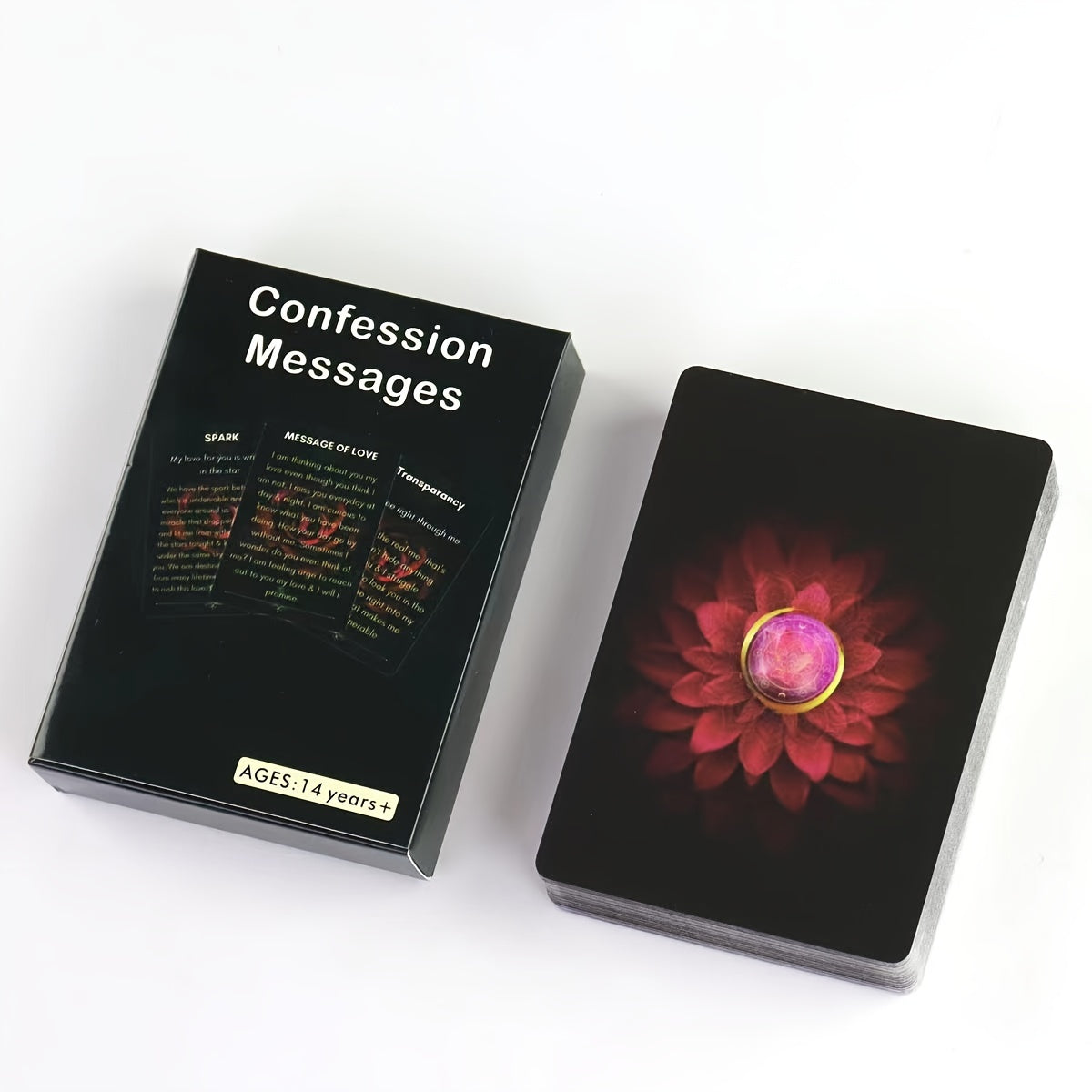 54-Card Confession Messages Oracle Deck