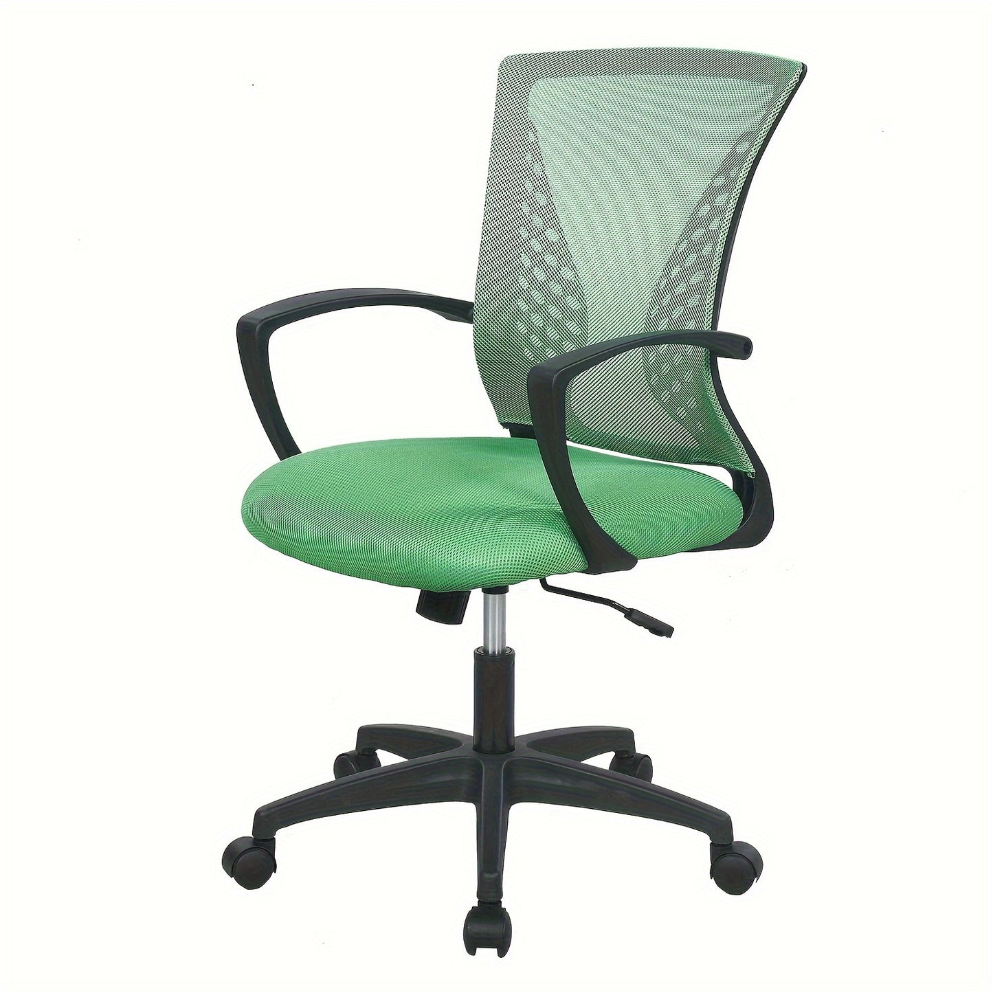 Ergonomic Mesh Chair With Adjustable Armrest & Swivel Rolling Function