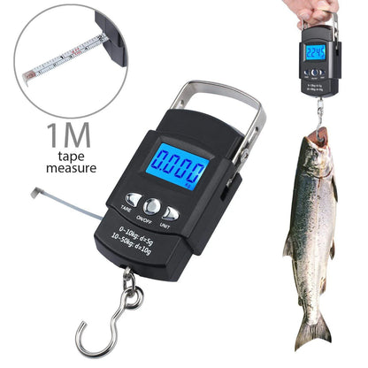 Digital Fishing Hanging Hook Scale Tool