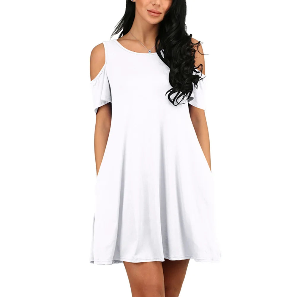 Women's Off The Shoulder Summer  Dress