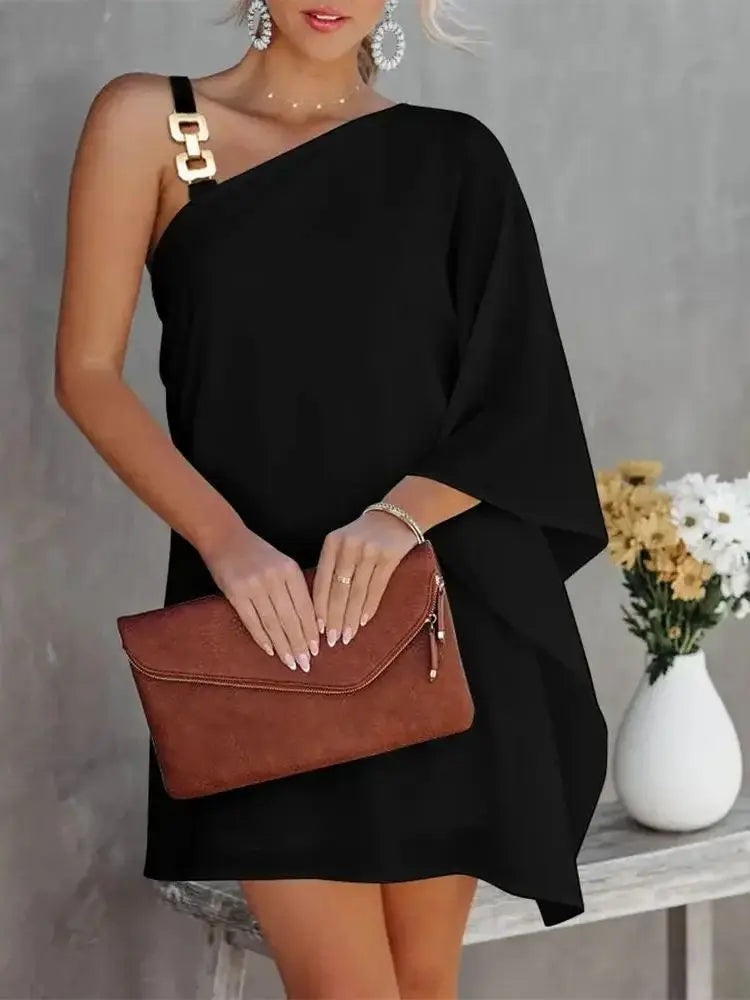 Women's 's Casual Dresses Off-The-Shoulder Midi Dress