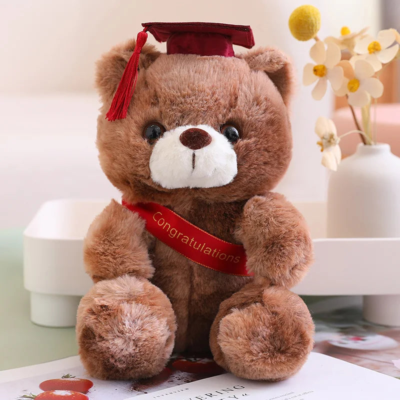 23cm Graduate Bear With Hat