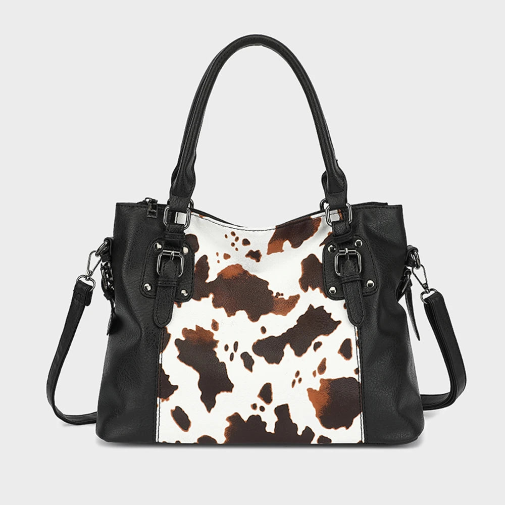 Cow Print Hand Bag