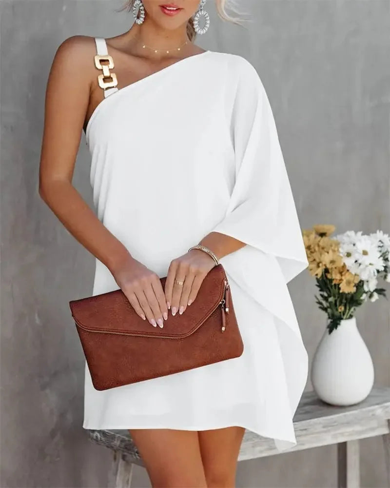 Women's 's Casual Dresses Off-The-Shoulder Midi Dress