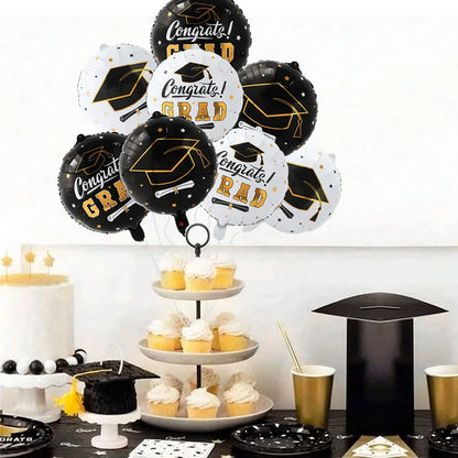 8pcs Latex Graduation Balloon Party Decortations