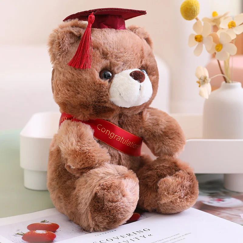 23cm Graduate Bear With Hat