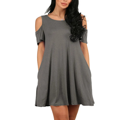 Women's Off The Shoulder Summer  Dress