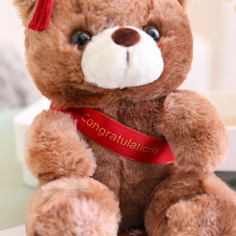 23cm Graduate Bear With Hat