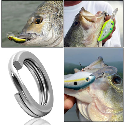 Fishing Stainless Steel Split Rings