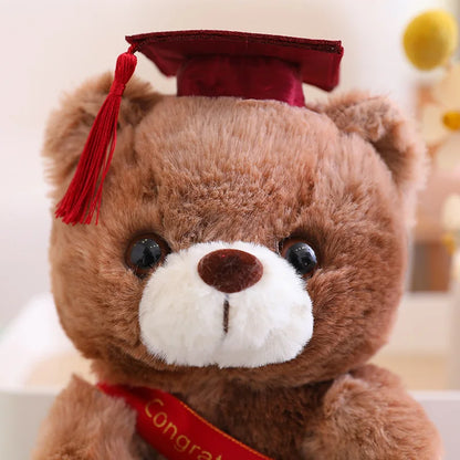 23cm Graduate Bear With Hat