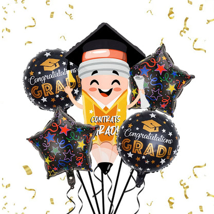 2025  Helium Foil Balloon Congratulation Graduated