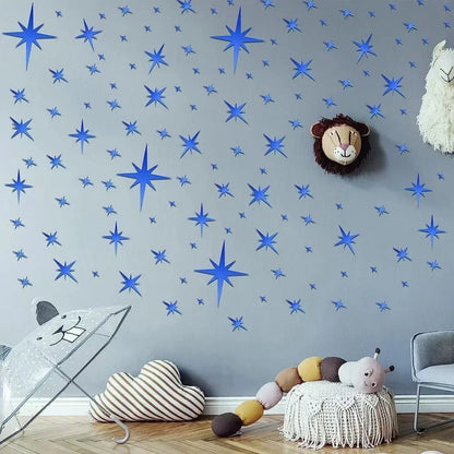 DIY Acrylic Decal Star Mirror Wall Stickers