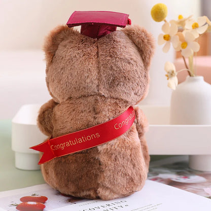 23cm Graduate Bear With Hat