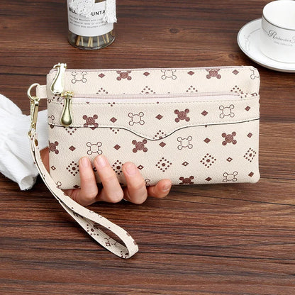 Double Zipper Fashionable Wallet