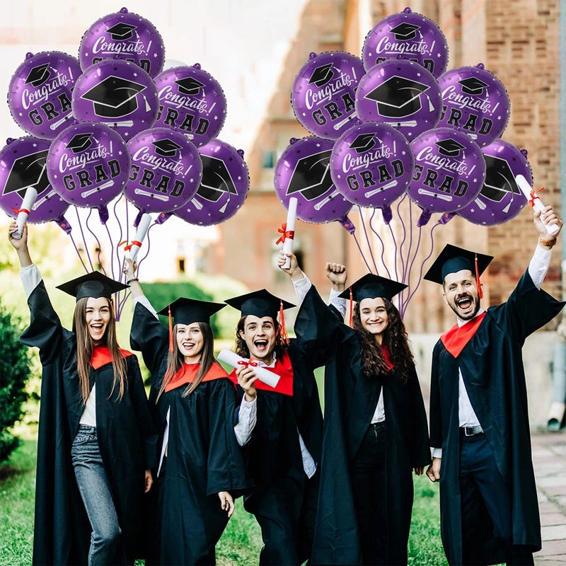 8pcs Latex Graduation Balloon Party Decortations