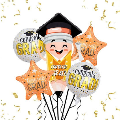 2025  Helium Foil Balloon Congratulation Graduated