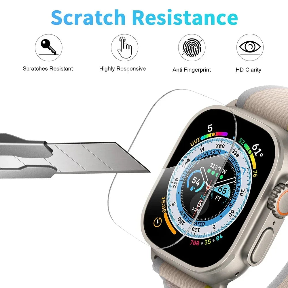 Tempered Glass for Smartwatch  [49mm], Tempered Glass Film