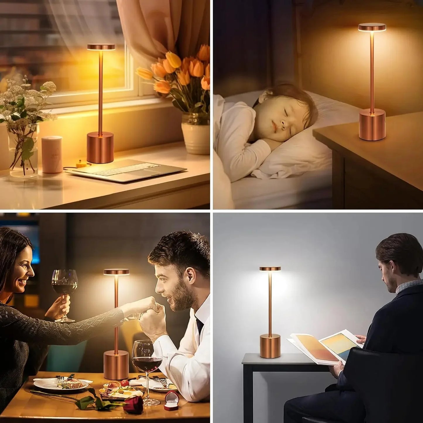 Rechargeable LED Touch Table Lamp