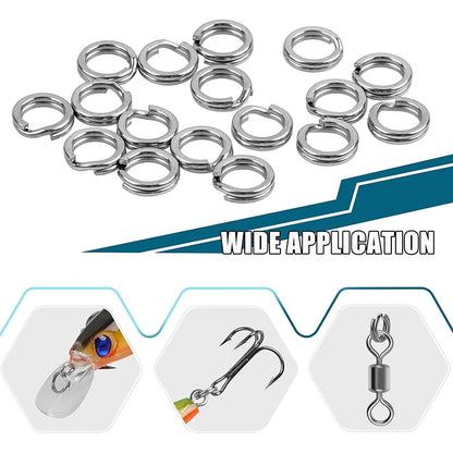 Fishing Stainless Steel Split Rings