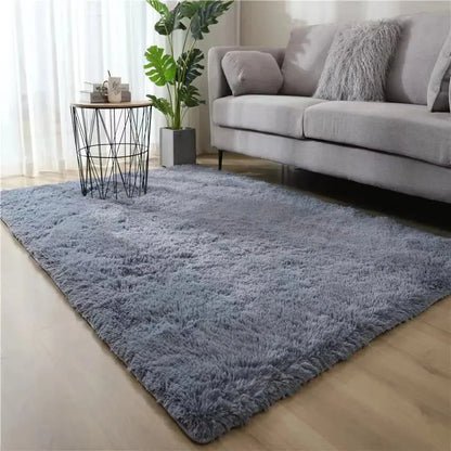 Gradient Velvet Washable Living Room Rug