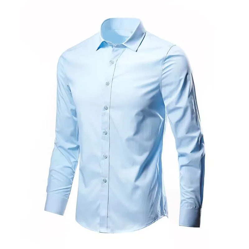 Men’s Smart Casual Long-Sleeve Shirt