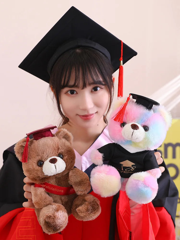 23cm Graduate Bear With Hat