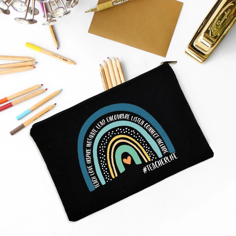 Best Gift Teacher Survival Kit Makeup Bag Pencil Pouch