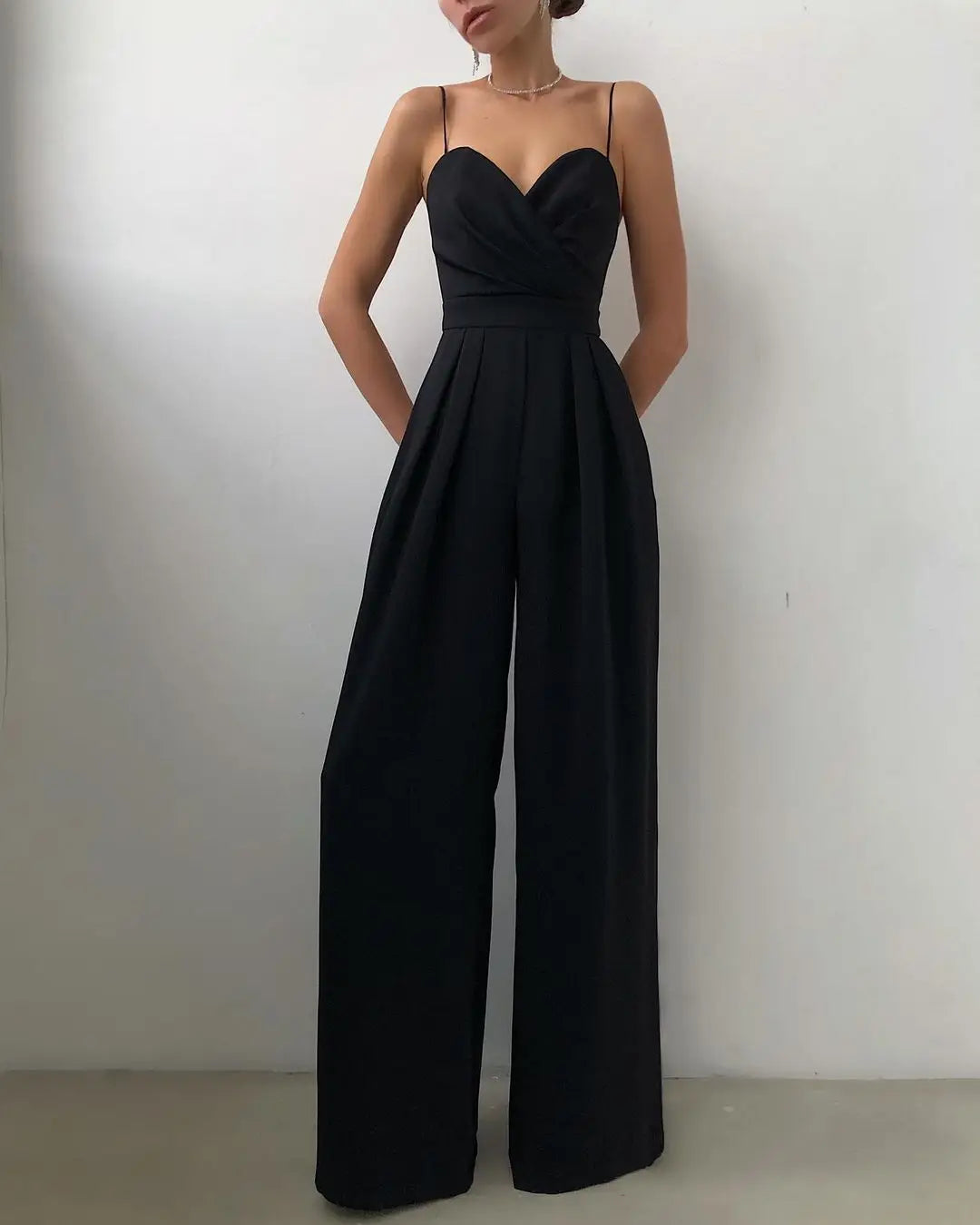 Women's High Waist Wide Leg Jumpsuits