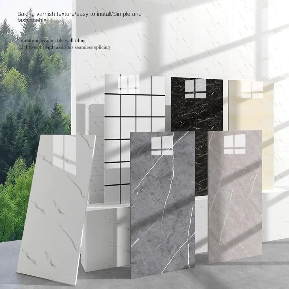 10 Waterproof 30cmx60cm Self-adhesive Marble Tiles