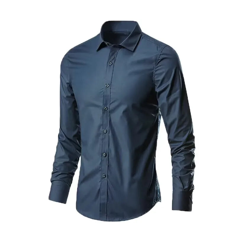 Men’s Smart Casual Long-Sleeve Shirt