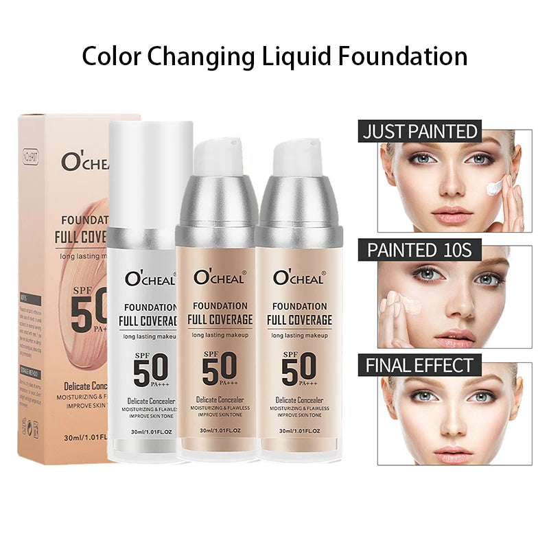 Color Changing Liquid Foundation Concealer