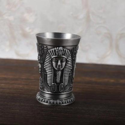 Metal Vintage Egyptian Chalice Creative Wine Shot Glasses