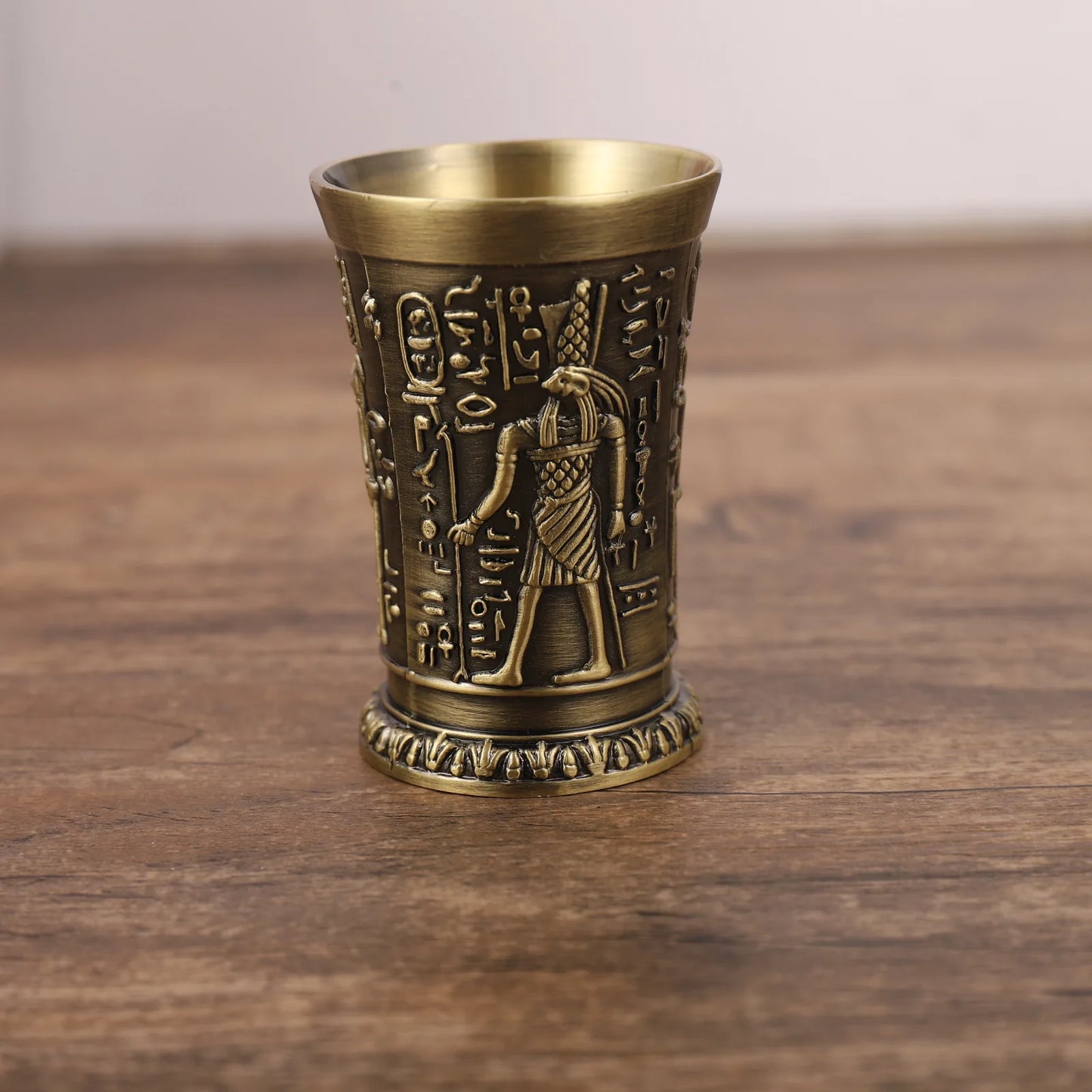 Metal Vintage Egyptian Chalice Creative Wine Shot Glasses