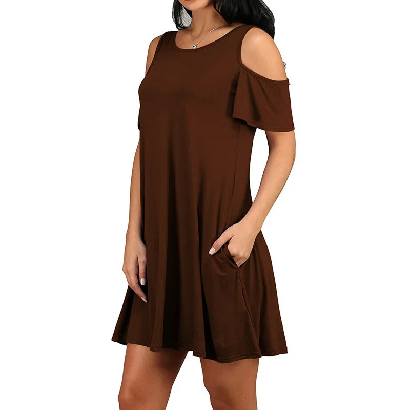 Women's Off The Shoulder Summer  Dress