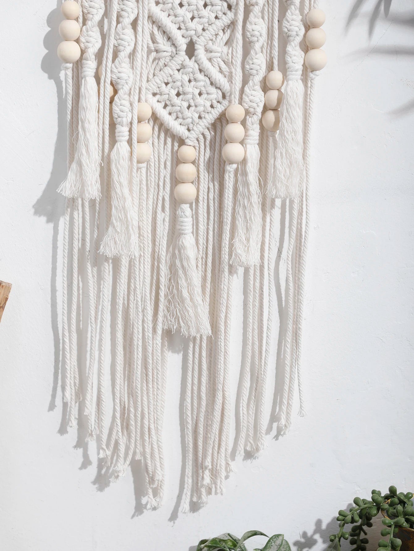 Lotus Boho Macrame Dream Catcher