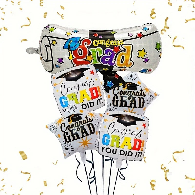 2025  Helium Foil Balloon Congratulation Graduated