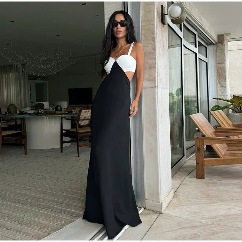 Elegant Backless Sleeveless High Waist