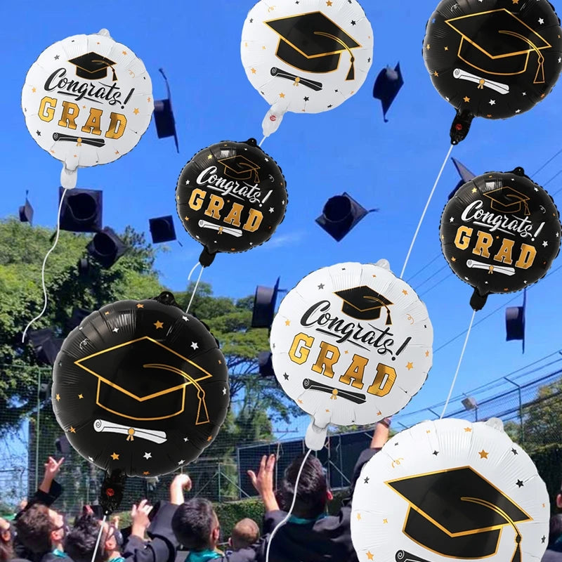 8pcs Latex Graduation Balloon Party Decortations