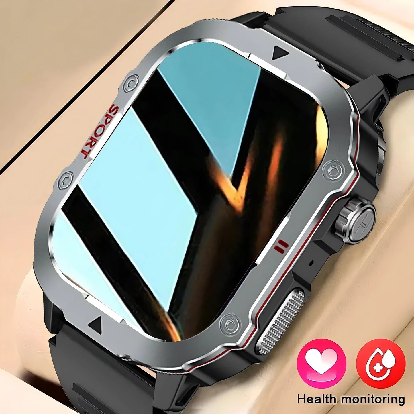 Waterproof Military Smartwatch