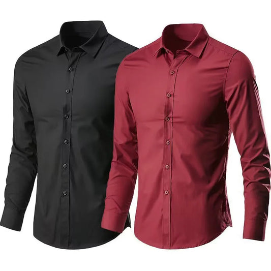 Men’s Smart Casual Long-Sleeve Shirt